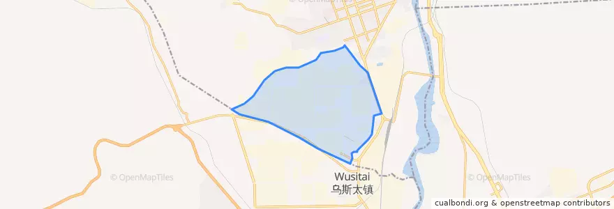 Mapa de ubicacion de 乌达经济开发区.