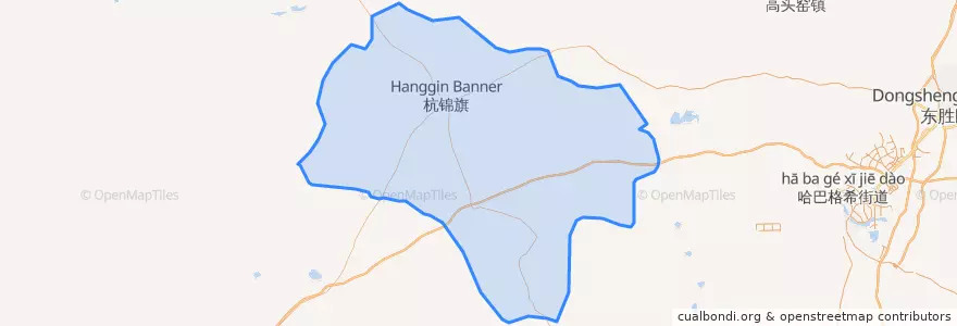 Mapa de ubicacion de 锡尼镇.