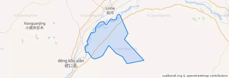 Mapa de ubicacion de 呼和木独镇.