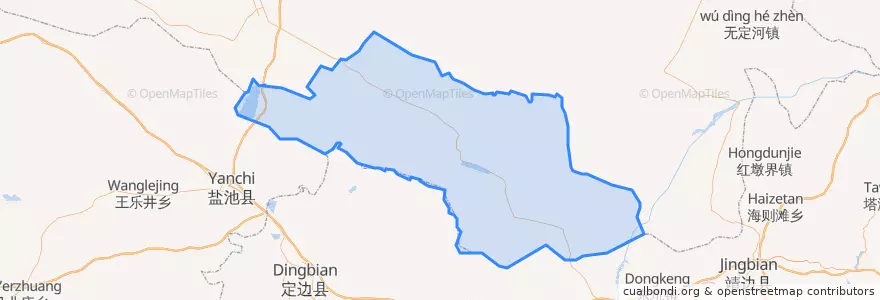 Mapa de ubicacion de 城川镇.
