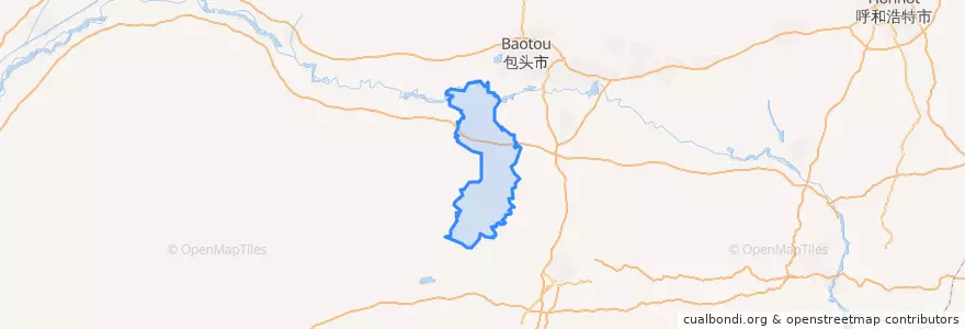 Mapa de ubicacion de Чжаоцзюнь.