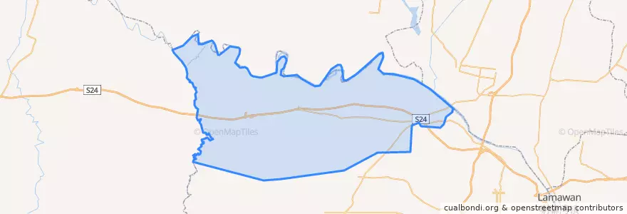 Mapa de ubicacion de Шиэрляньчэн.