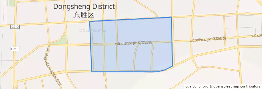 Mapa de ubicacion de Линьинь.