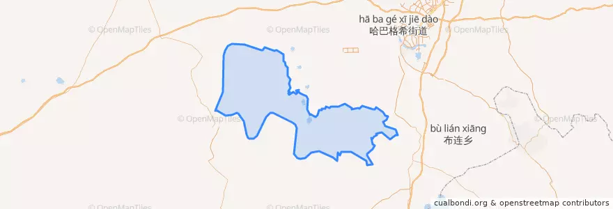 Mapa de ubicacion de 红庆河镇.