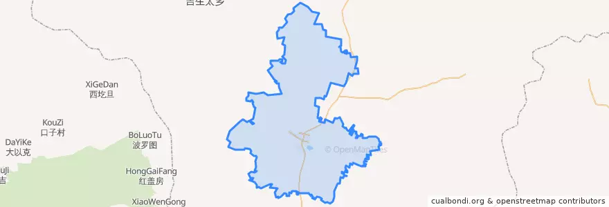Mapa de ubicacion de Уланьхуа.
