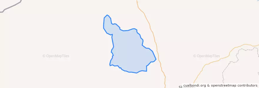Mapa de ubicacion de 四子王旗白音朝克图镇.