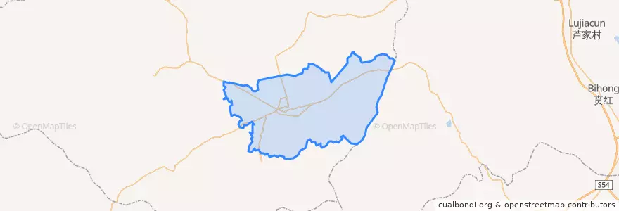Mapa de ubicacion de 科布尔镇.