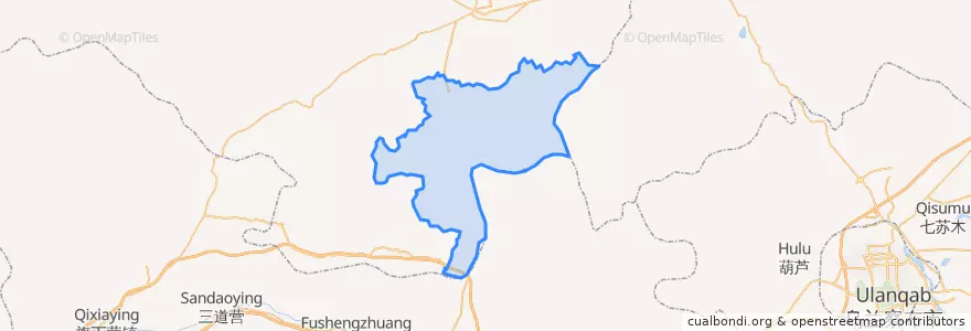 Mapa de ubicacion de 辉腾锡勒园区管理委员会.