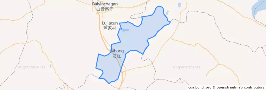 Mapa de ubicacion de Бэньхун.