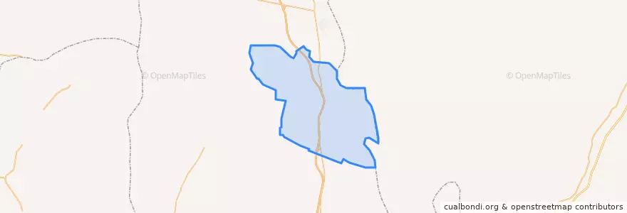 Mapa de ubicacion de 红格尔图镇.