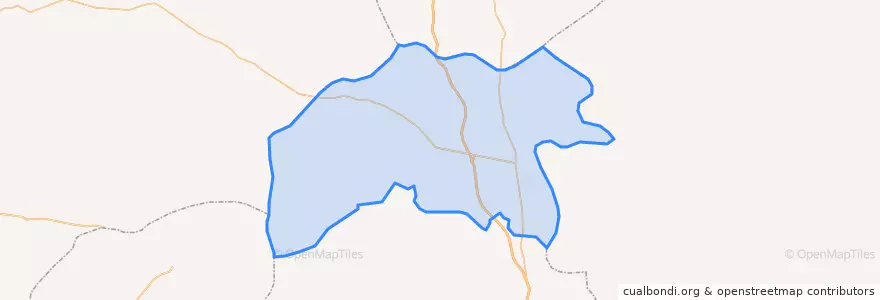 Mapa de ubicacion de 土牧尔台镇.