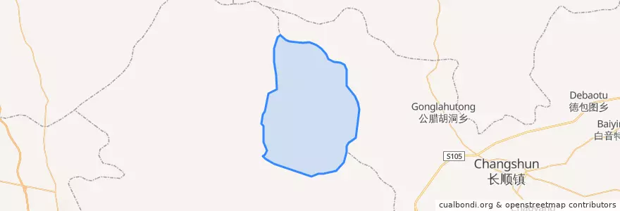 Mapa de ubicacion de 卯都乡.