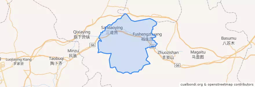 Mapa de ubicacion de Лихуа.