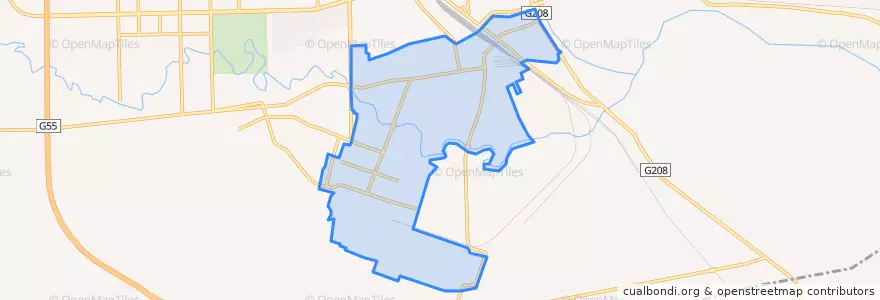 Mapa de ubicacion de 工业区街道办.