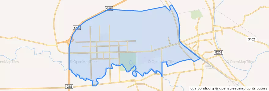 Mapa de ubicacion de Синьчэнцюй.