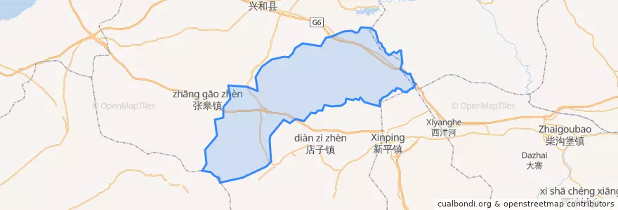Mapa de ubicacion de 大同夭乡.