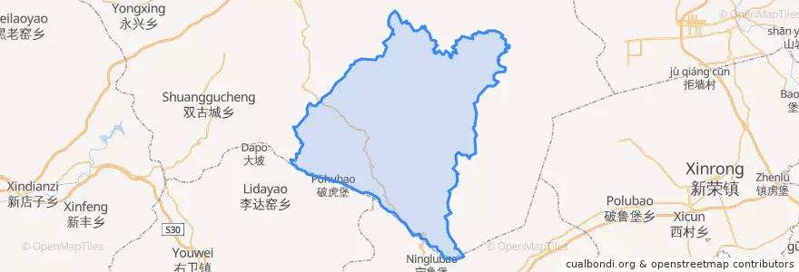 Mapa de ubicacion de Хунмао.
