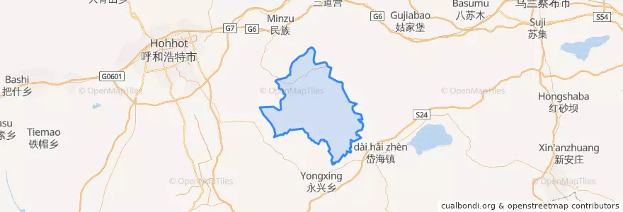 Mapa de ubicacion de 蛮汉镇.