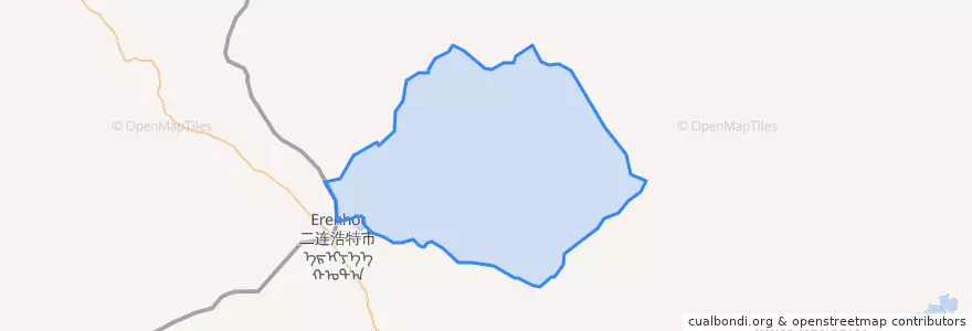 Mapa de ubicacion de Сайханьгаобисуму.