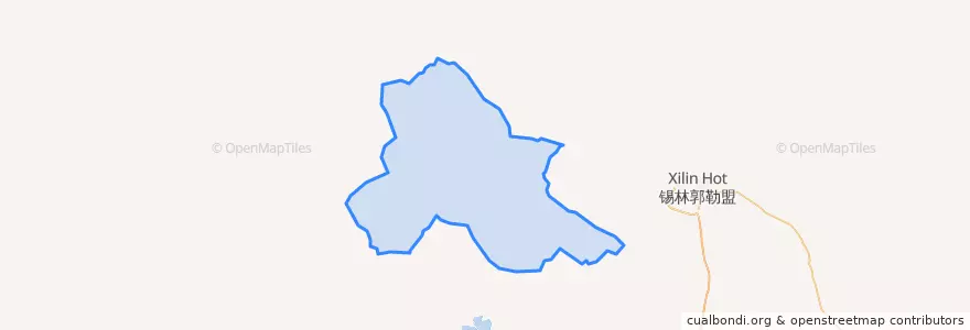 Mapa de ubicacion de Бэйлигутай.