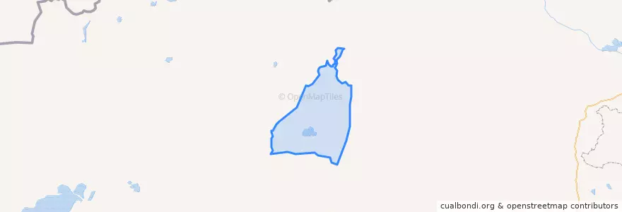 Mapa de ubicacion de 哈拉盖图农牧场.
