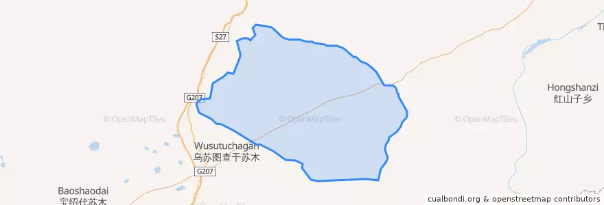 Mapa de ubicacion de 赛音呼都嘎苏木.