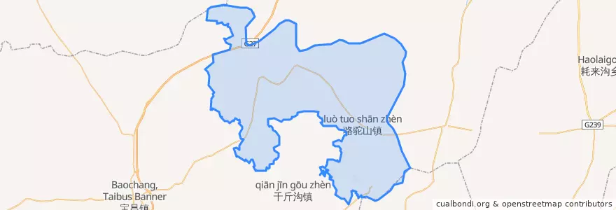 Mapa de ubicacion de Лотошань.