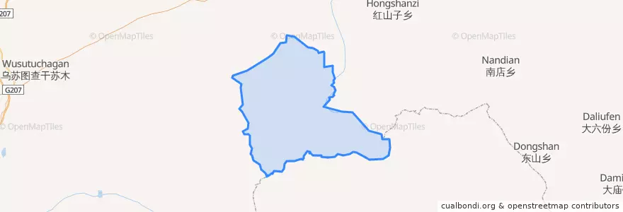 Mapa de ubicacion de Уланьбутунсуму.