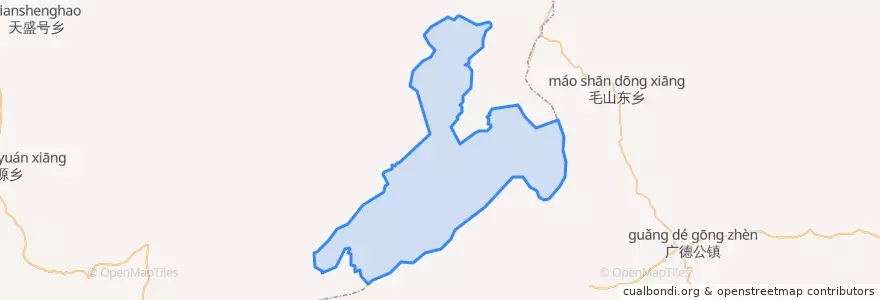 Mapa de ubicacion de 新开地乡.