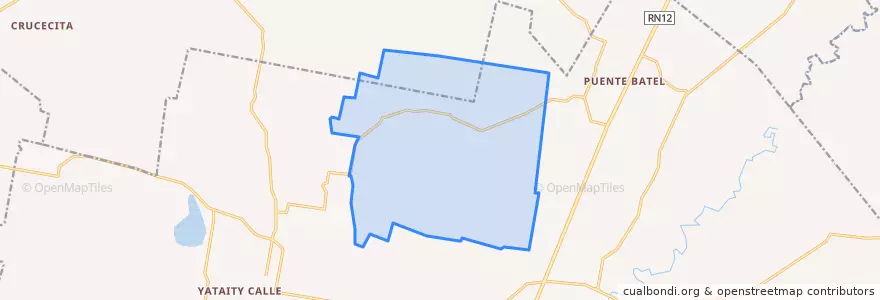 Mapa de ubicacion de Cafarreño.
