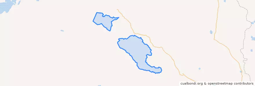 Mapa de ubicacion de 格日朝鲁苏木乡.