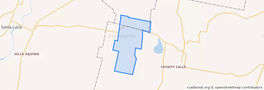 Mapa de ubicacion de Crucesitas.