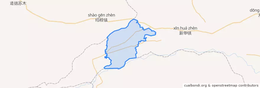 Mapa de ubicacion de 黑龙坝镇.