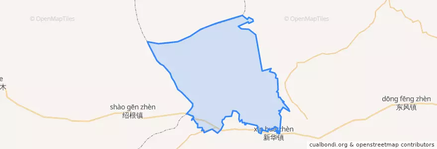 Mapa de ubicacion de 义和塔拉镇.