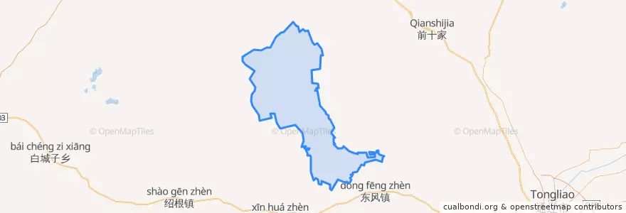 Mapa de ubicacion de 建华镇.