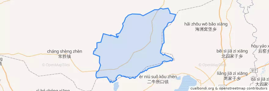 Mapa de ubicacion de 散都苏木.