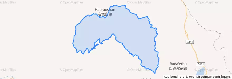 Mapa de ubicacion de 巴彦乌兰苏木.