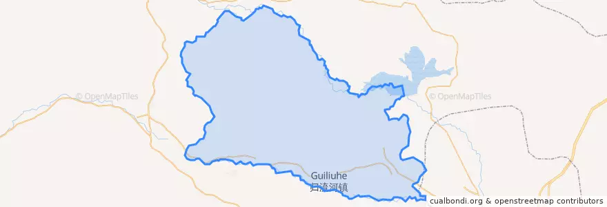 Mapa de ubicacion de Гуйлюхэ.