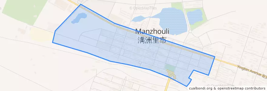 Mapa de ubicacion de 道北街道办.