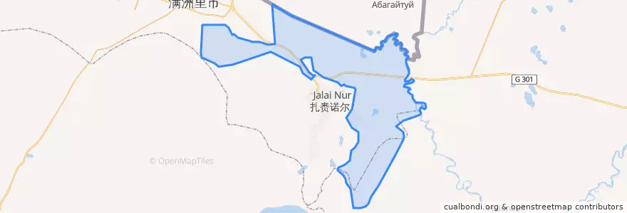 Mapa de ubicacion de 新开河镇.