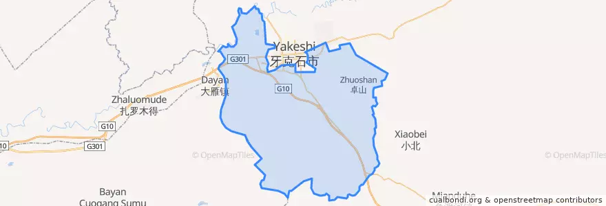 Mapa de ubicacion de 东兴街道.