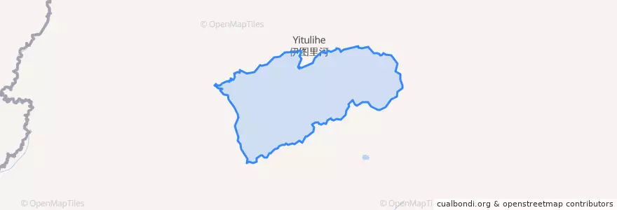 Mapa de ubicacion de Тулихэ.