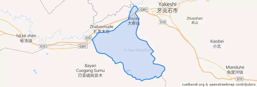 Mapa de ubicacion de Даянь.