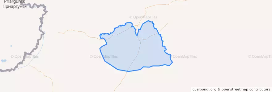 Mapa de ubicacion de 海拉尔农垦集团有限公司拉布大林农场分公司.