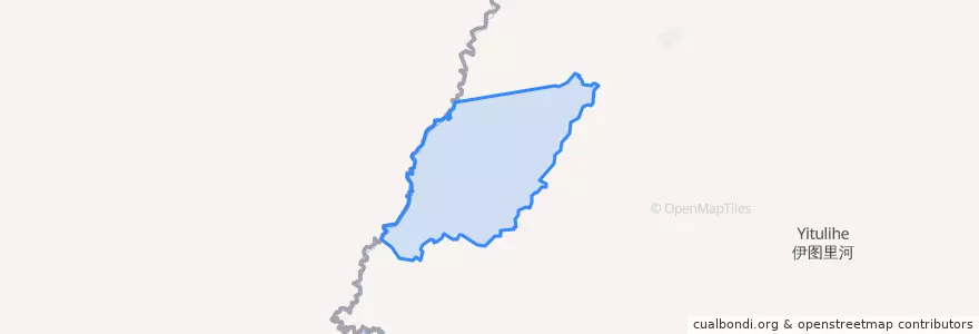 Mapa de ubicacion de 恩和俄罗斯族民族乡.