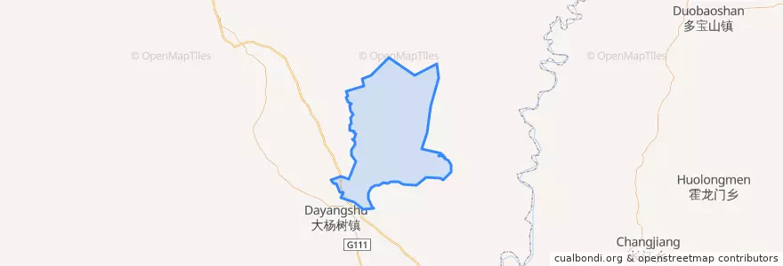 Mapa de ubicacion de 大兴安岭农场管理局欧肯河农场.