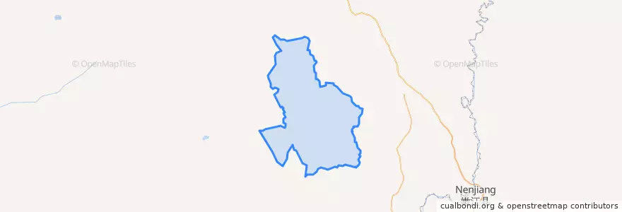 Mapa de ubicacion de 宜里镇.
