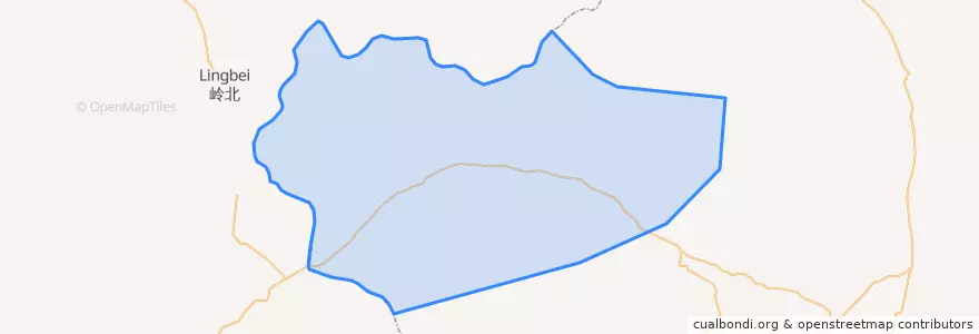 Mapa de ubicacion de 大兴安岭林管局库都尔林业局.