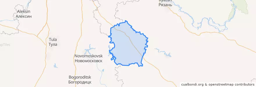 Mapa de ubicacion de Михайловский район.