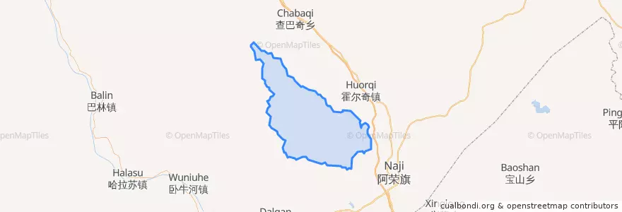 Mapa de ubicacion de 复兴镇.